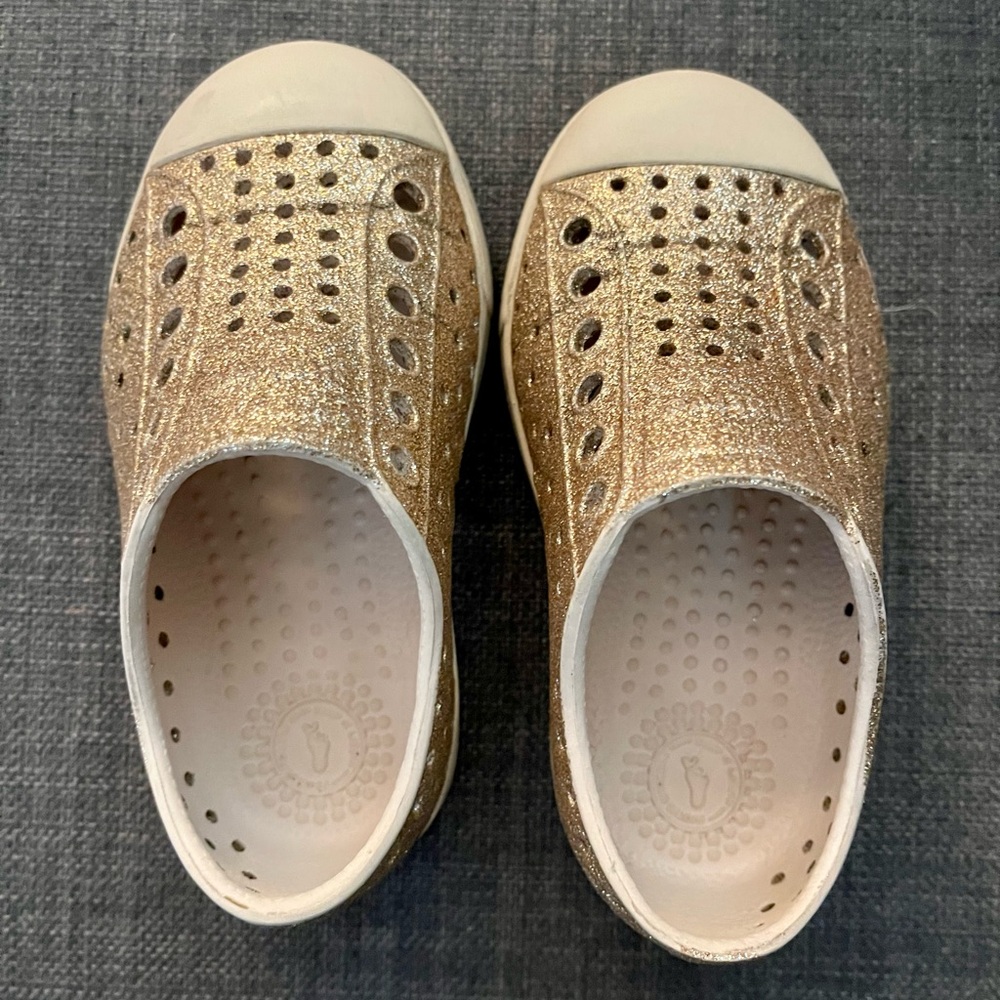 Native Shoes - Glitter Slip Ons